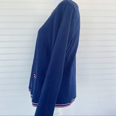 Cathy Daniels Full zip cardigan sweater Size Medium