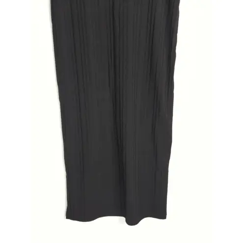 Wilfred Free Black Ribbed Knit Maxi Skirt Women's Small Business Casual Preppy