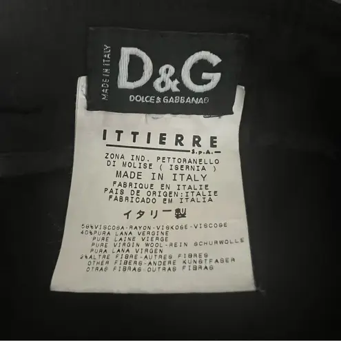 Dolce & Gabbana Women’s Black Pants Made in Italy, Waist 30” EXCELLENT! $950