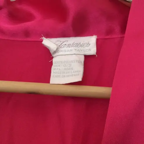 Morgan Taylor Fantasies by pink satin short robe