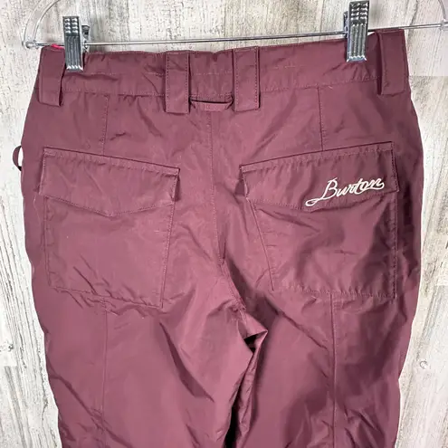 Burton Women’s Downtown Insulated Snow Pants – Burgundy – Size XS – MSRP $179