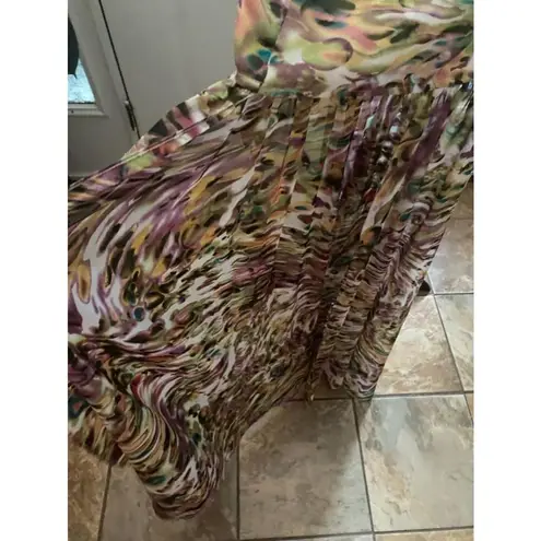 Abyss By Abby Women's high low Size M White Purple