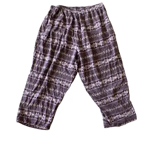 Long Pajama Pants Purple Size undefined