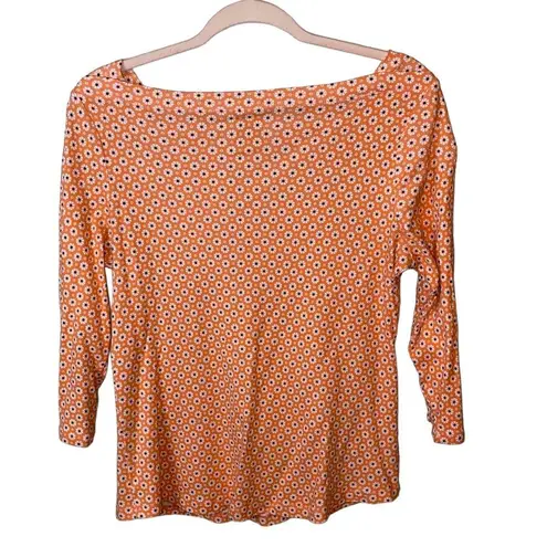 Westbound  Orange Floral Patterned Blouse