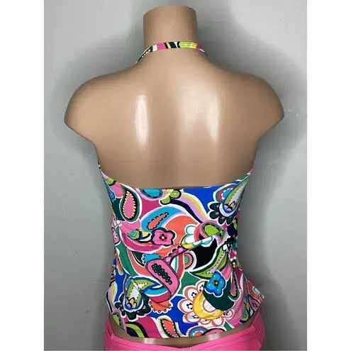 Bleu Rod Beattie New.  twist bandeau tankini top. Size 12. Retails $98