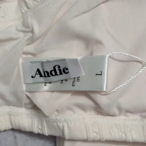 ANDIE Belmar Top Coco Bikini Triangle Swimwear Bathing Suit Twisted Size L New