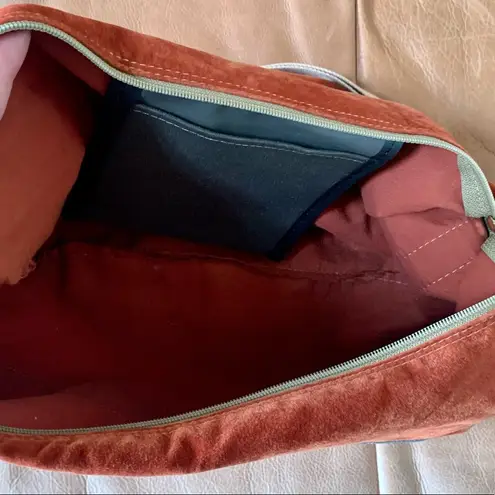 Themis Velvet Burnt Orange Crossbody Handbag