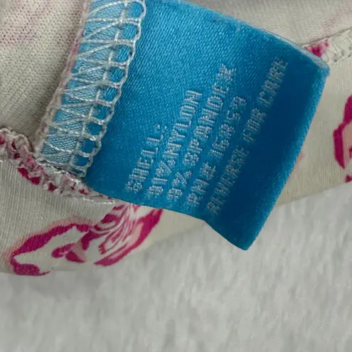 J. McLaughlin Womens Top Long Sleeve Pink Geometric Print Size S