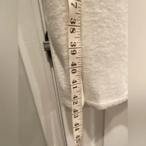 NWOT Serengeti Size XL White Terry Cloth Pullover Mini Dress Coverup Pockets