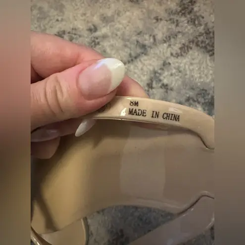 Steven By Steve Madden Steve Madden Women's Daliyah Studded Bow Jelly Sandals size 8 - Image 6