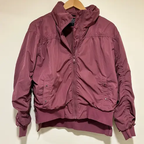 Athleta  Point Reyes Bomber II Jacket in Tawny Rose Pink Size Large