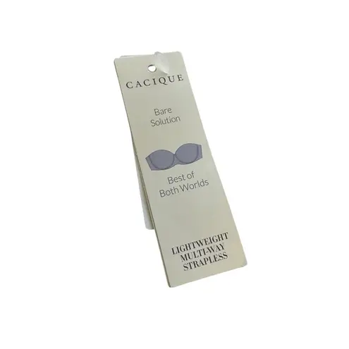 Cacique NWT Lane Bryant Black Multi-Way Strapless Bra Convertible Plus Size 40G