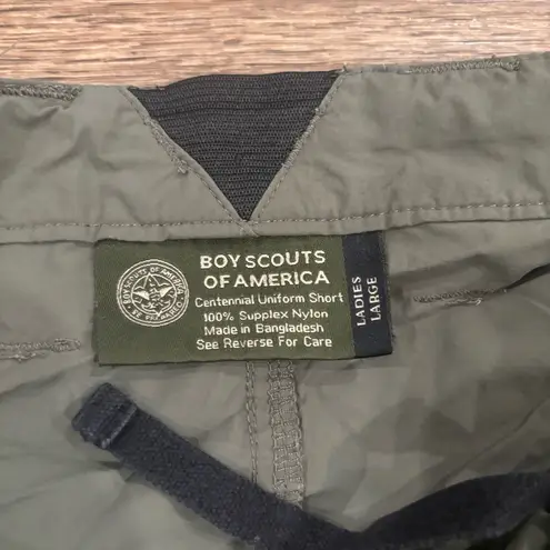 Boy Scouts of America BSA Centennial Uniform Shorts – Women’s Large Green