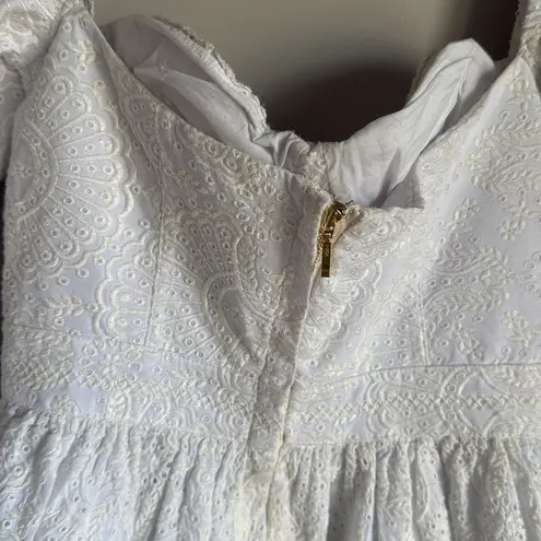 Agua Bendita Agua By Cedro Lace Bustier Mini Dress Small