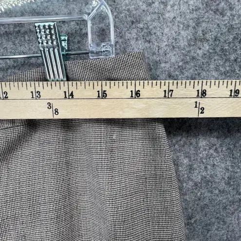 Pendleton Trouser Pants Womens 12 Brown Wool Herringbone Savvy Stretch Classic