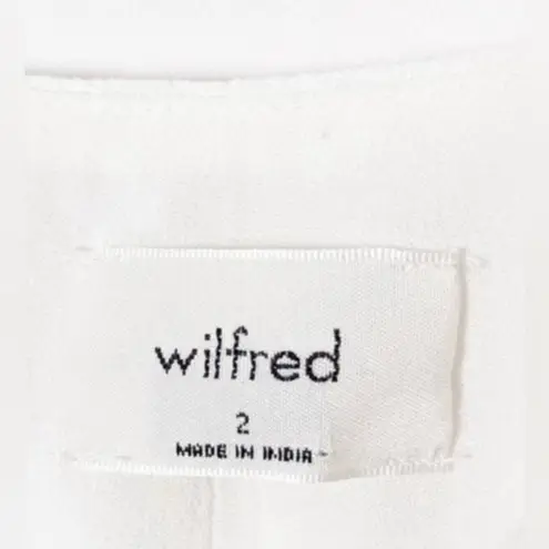 Wilfred  Liberty Dress Espace White Midi V Neck
Long Cottagecore 2 Aritzia