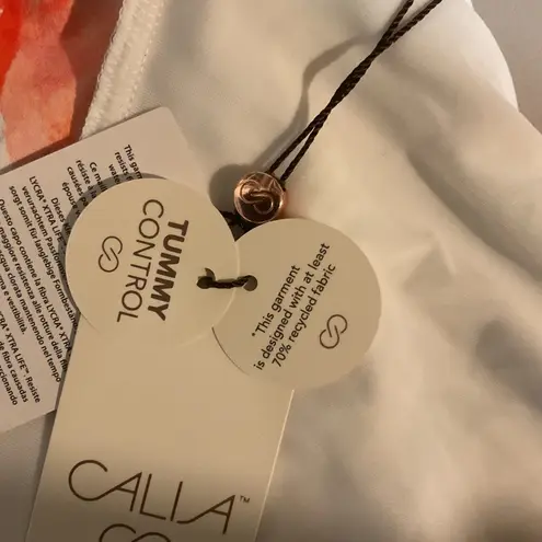 CALIA Women's Wide Banded High Rise Bikini Bottoms Size Multicolored Sz 2XL NWT Blue