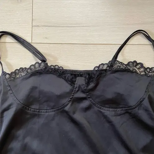 Babydoll Dress XL Open Back Flowy Y2K Indie Aesthetic Black