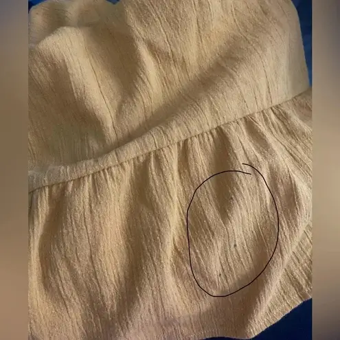 Love Riche 💕 2 For $10 Ruffle Boutique Dress Mustard Color Size Small