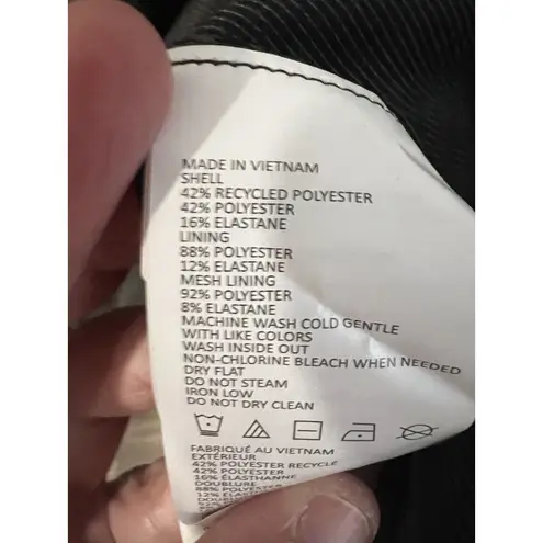 prAna Becksa Tank Plus Black Size 1X UPF 50+ Shelf Bra Compression Stretch NWT