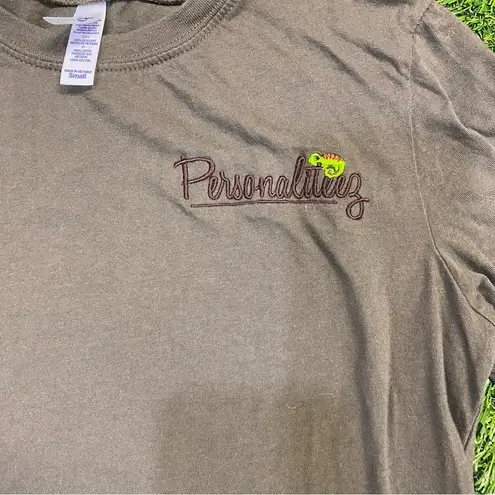 Army Green “Personality” Chameleon Long Sleeve Top