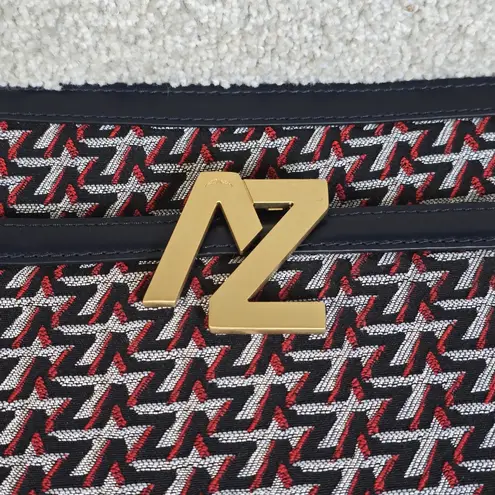 Zadig & Voltaire ZV Initiale Le City Monogram Blue Red Crossbody Bag NWOT