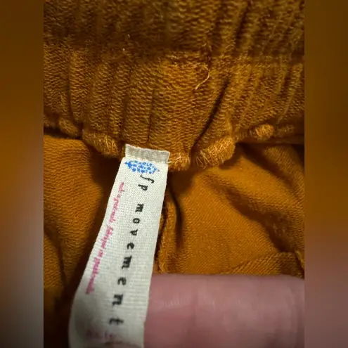 Free People Movement Sunny Skinny Sweatpant Jogger in Gold High Rise Orange Size XS