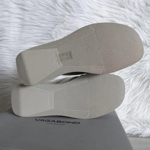 Vagabond Shoemakers Courtney Platform Slide Sandals Off-White Cream Size 41