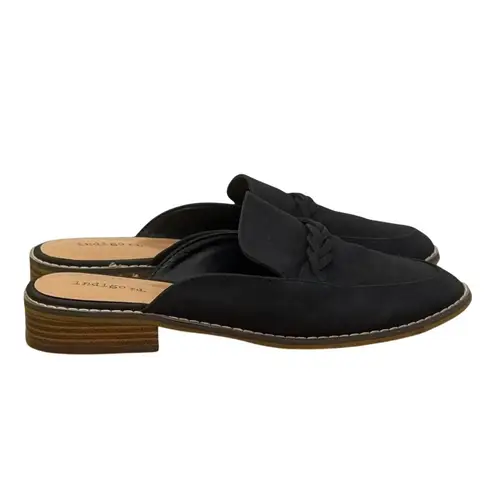 Indigo rd. Black Irharsen Braided Slip On Loafers Size 8