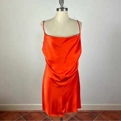 Nanushka Emila Minidress in Blood Orange Size L