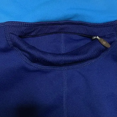 Marmot Blue Leggings Zip Ankles Women’s Sz M Zip Pocket