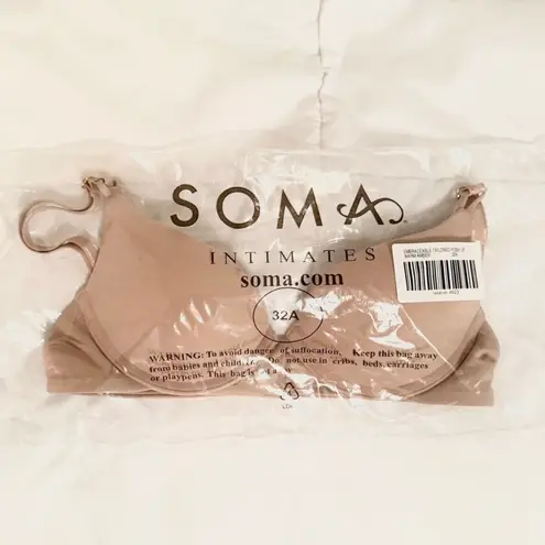 Soma Embraceable Push-Up Plunge Bra Warm Amber 32A