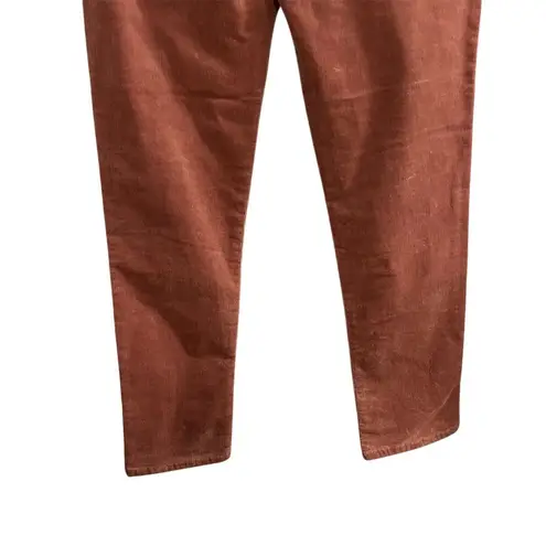 Black Label Women's High Waist Skinny Corduroy Pants Pink Waist 32 Size 13