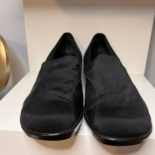 Easy Spirit Classic Black Comfort Slip-On Flats Casual Work Office Shoes