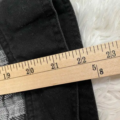 Fox Racing Girls Coat Small Plaid Button Front Faux Fur Lined Hood Pockets Gray