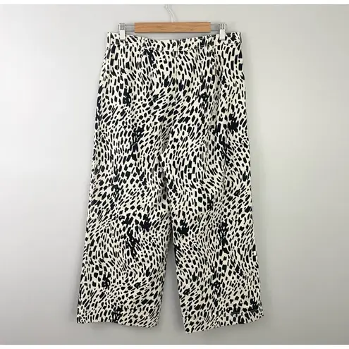 Lafayette 148  Wide Leg Print Pants