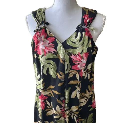 Scarlett Women Sheath Dress Maxi 10 Floral Cruisewear Resort Tropical Cottage