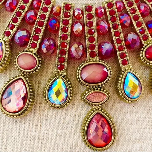 Macy's Macy’s Red & Gold statement necklace