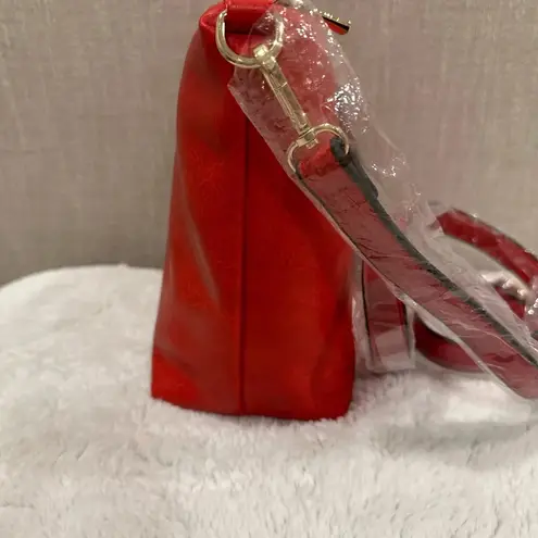 None No brand cute red bag 8”x4”x8” with 10” on top