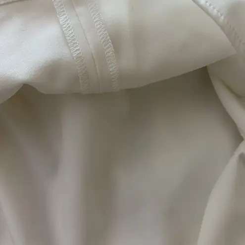 Heartloom Cammie Sleeveless Lace Mini Dress Tulip Hem Eggshell White Size Small