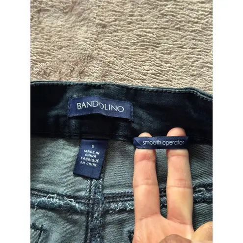 Bandolino AmLess 360 Smooth Operator Dark Wash Denim Jeans Size 8