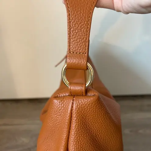 Laggo Joyce Hobo Leather Bag in British Tan NWOT Brown