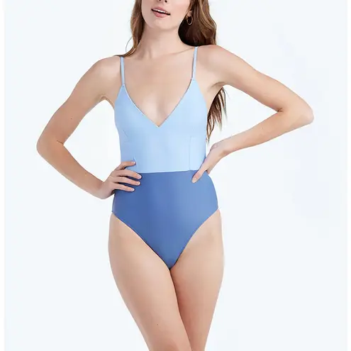 Summersalt The Wave Sky Blue Mountain One Piece Swim Womens 16