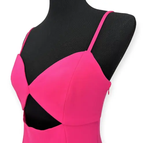 Socialite  x Nordstrom | NWT | Small | Cutout Bodycon Mini Dress in Pink Peacock