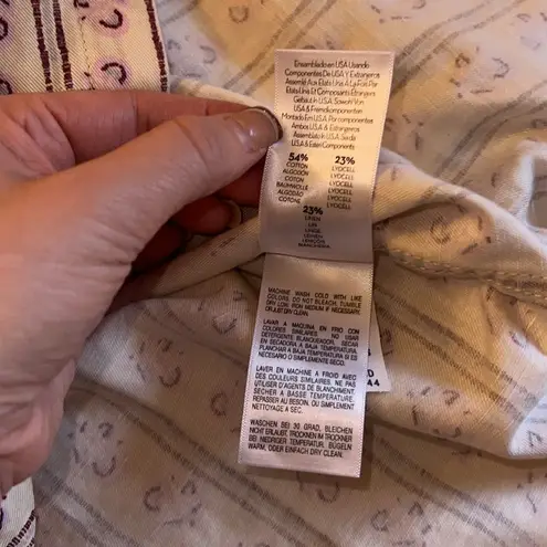 Mother Frenchie Shirt Blending Into the Background Floral Size S NWOT Purple