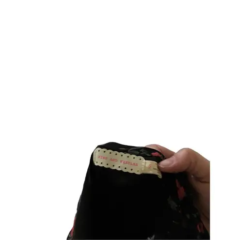 Urban Outfitters Pins & Needles Chiffon Black Floral Maxi Dress Size Small