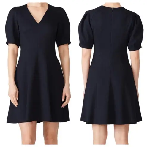 Rebecca Taylor Navy Stretch Textured Dress Size 2