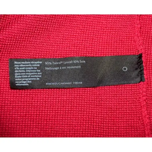 Eileen Fisher Textured Open Front Long Cardigan Sweater Size 2X Tencel Silk