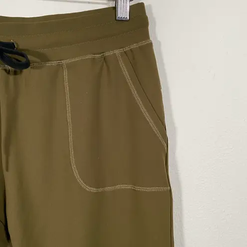 Zyia Unwind Jogger Pant in Olive Green Women's Size Medium