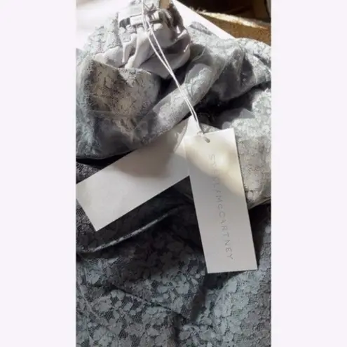Stella McCartney embellished lace high low skirt Gray size 10